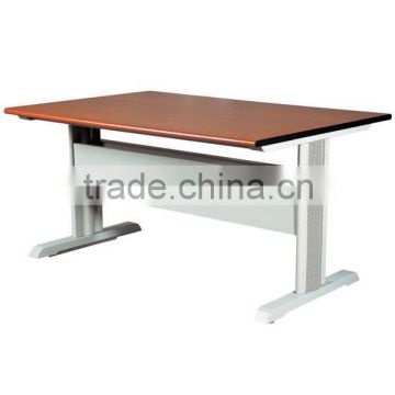 Factory Wholesale School Furniture Library Reading Room Long Reading Desk Wooden Reading Table
