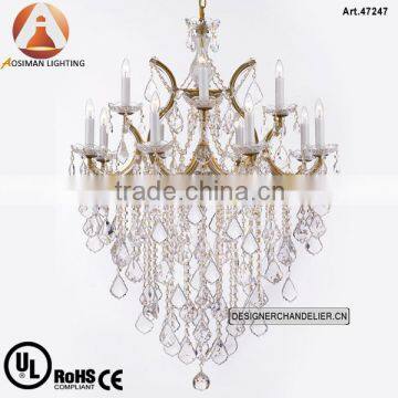 13 Light Modern Maria Theresa Lamp with K9 Crystal