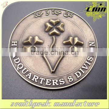 High quality embossed logo coin for souvenir