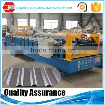 Colored steel tile type forming machine type corrugated trapezoid roof steel panel sheet machine