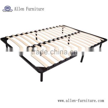wooden slat bed frame 8 legs Queen/Full/King