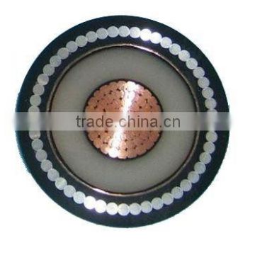 Single core copper conductor XLPE insulated/steel wire armoured cable