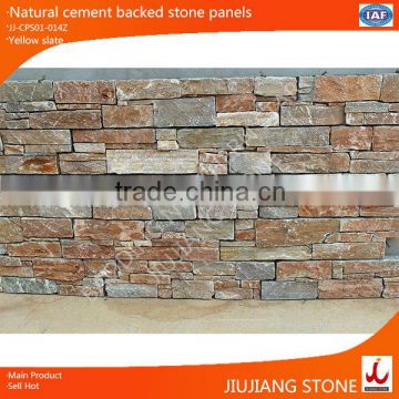 natural cement backed exterior stone panels