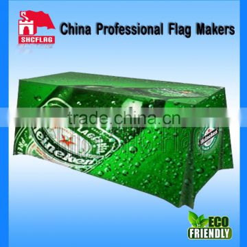 High Quality Factory wholesale custom logo polyester fabric tablecloth