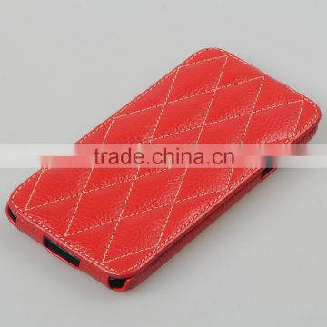 Vetti Craft Genuine Leather Case Slim Flip Dimand Series Phone Case for Samsung Galaxy S5