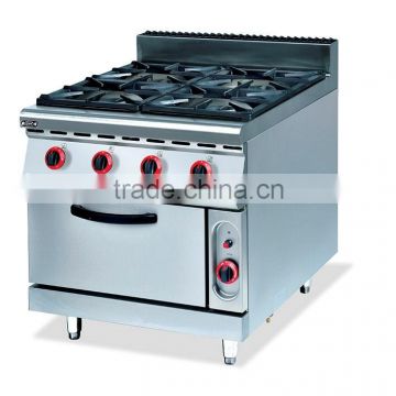 commercial 4burners gas cooking range