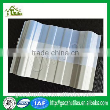 high quality anti uv translucent corrugated roofing