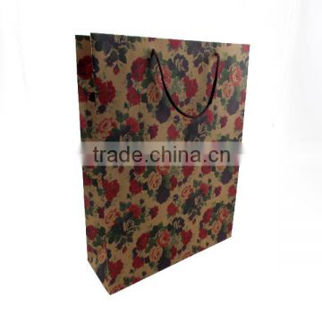 cheap custom printed kraft paper bag price, luxury paper bag