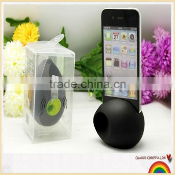 Fashion mini silicone egg speaker for iphone 4s