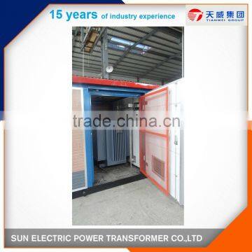 500kva 11/0.4kv mobile transformer substation power transformer