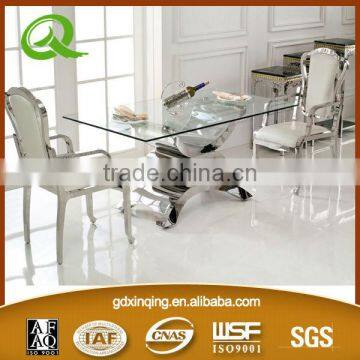 TH346 china wholesale tempered glass dining room table