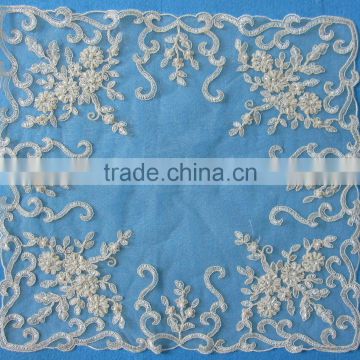 China table cloth beaded embroidery tablecloth for bridal wedding