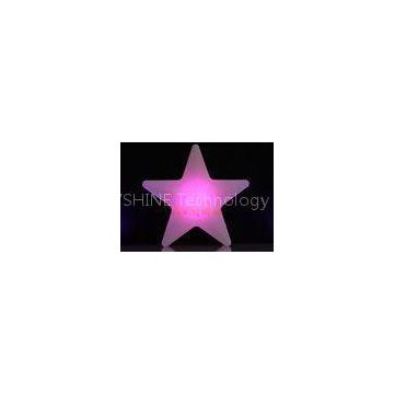 Durable Pink ED Mood Lighting LED Table / Desk Lamp Rechargeable Light Up Stars