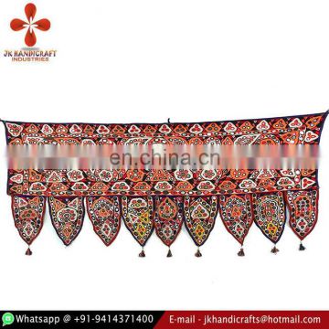 Top Selling Vintage Window Decor Banjara Style Hand Embroidered Toran