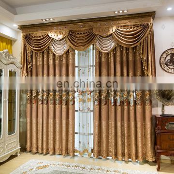 Luxury Embroidery Curtain And Drapes, 2020 Home Textile American Window Curtain