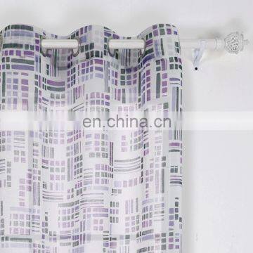 geometric pattern digital printed hippie texture linen windows curtains