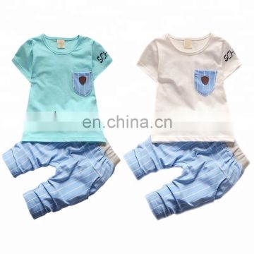 Kids T Shirts + Pants Set Boys Toddlers Summer Clothing