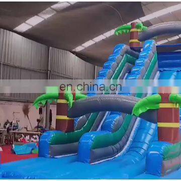 most popular summer water outdoor splash inflatable slide pool