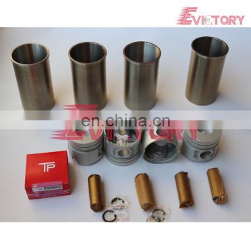 For Nissan Forklift BD30 engine rebuild kit piston ring cylinder liner full gasket kit bearing