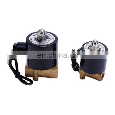 Factory Price 2W400-40 AC220V DC24V Normally Closed Electric Brass Water Air Pneumatic Valve Solenoid Valve Price