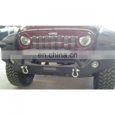 Front bumper for Jeep Wrangler JK ,with D-rings with led lights