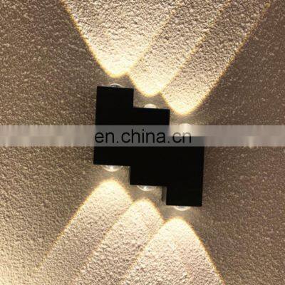 Outdoor 4W 6W 8W LED Wall Lamp Up and Down Aluminum Decorate Wall Sconce bedroom LED porch Light