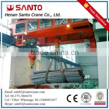 QE 100+100/20Ton Double Hoist Trolley Bridge Crane For Lifting goods