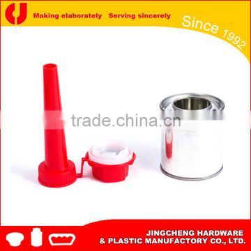 32mm oil plastic tin can cap / ring pull push cap / plastic spray nozzle China