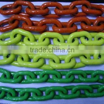 colored steel link chain
