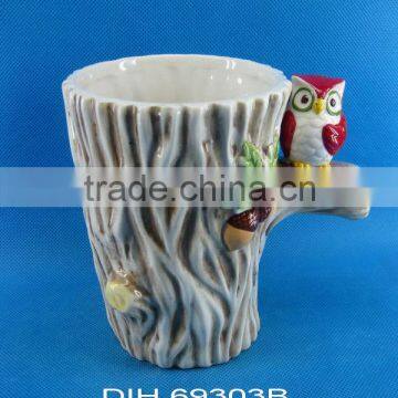 Ceramic owl mug