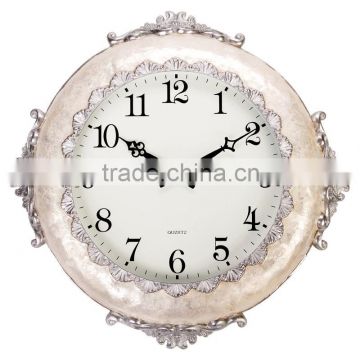 Hot Sale Home Decor Silent Sweep Polyresin Wall Mounted Clock