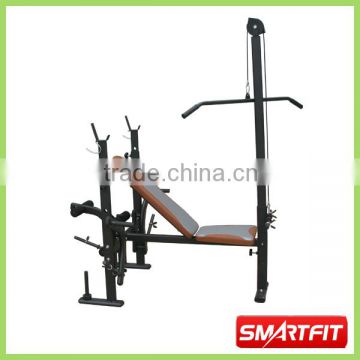 free weight lat bar functioned Weight Bench customized sit up training board