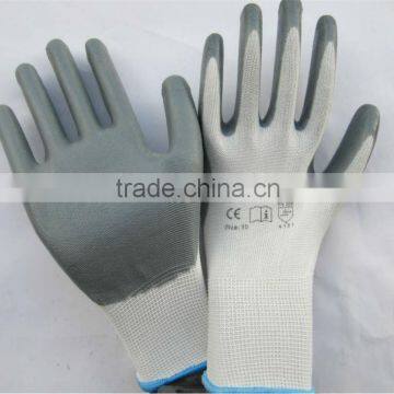 Gold supplier! nitrile dipped garden glove