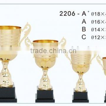Metal and Plastic trophy cup