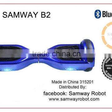 2016 Samway Robot smart electric self balance mini two wheel smart balance electric scooter hoverboard