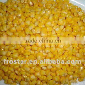 Frozen sweet corn new crop