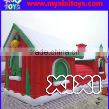 2016 inflatable Christmas Santa house, inflatable Christmas decoration