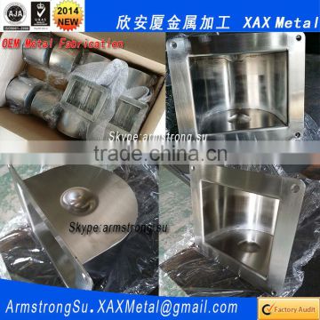 XAX12RH OEM ODM custom anti-ligature design stainless steel recessed Toilet Roll Holder