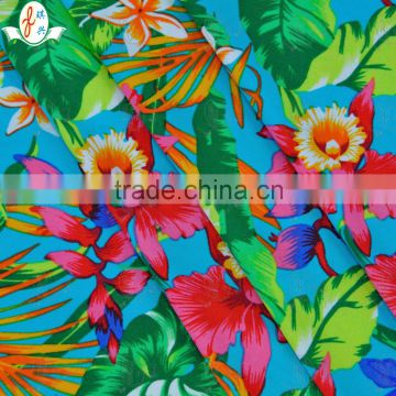Elegant!!!Hotting Sale 4 Way Stretch Tropical Or Beach Theme Print Elastane Beachwear Fabric