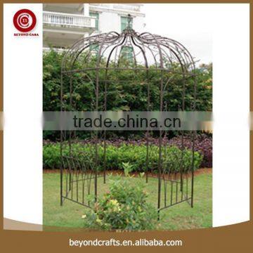 Custom decoration outdoor stents iron garden pavilion gazebo