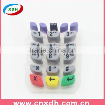 Custom made high quality silicone button rubber keypad