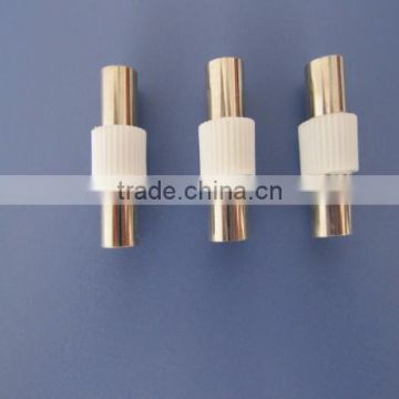 TV CONNECTOR MALE TO FEMALE ,TV PLUG AND JACK CONNECTOR