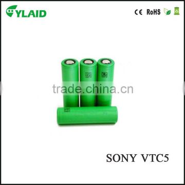 New High drain vtc5 30A 2600mah battery 18650 rechargeable battery from Cylaid