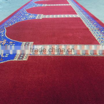 Patchwork 80wool20nylon material Muslim Mosque Prayer Carpet