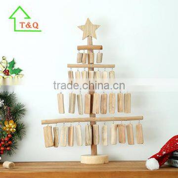 2016 Unique Creative Wooden Christmas Tree handicrafts importer in europe