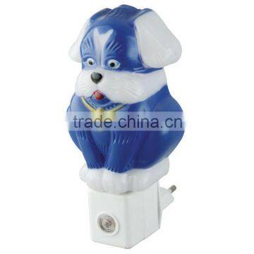 sensor dog animal shape night light