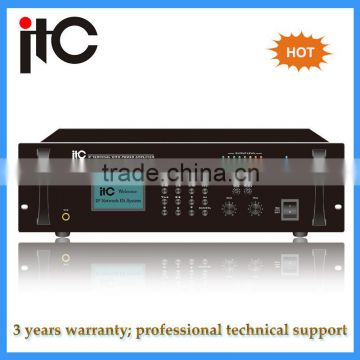 60W 2U IP Network Class-D laptop audio amplifier