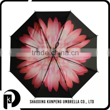 Competitive Price Custom Printed 3-Fold Uv Mini Umbrella