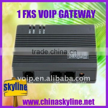HT912T(SIP and H.323),1 port fxs port voip ata gateway