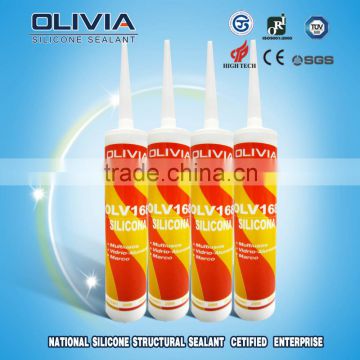 Hot selling general purpose acetic silicone sealant fast curcing OLV168